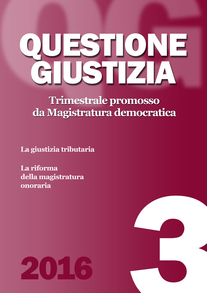 La giustizia tributaria|La riforma della magistratura onoraria