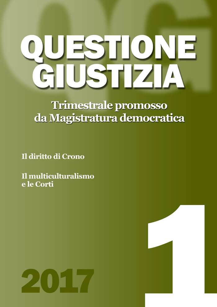 Il diritto di Crono<br />Il multiculturalismo e le Corti