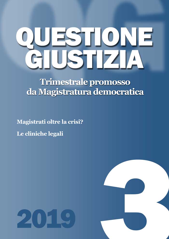 Magistrati oltre la crisi?<br /><br />Le cliniche legali