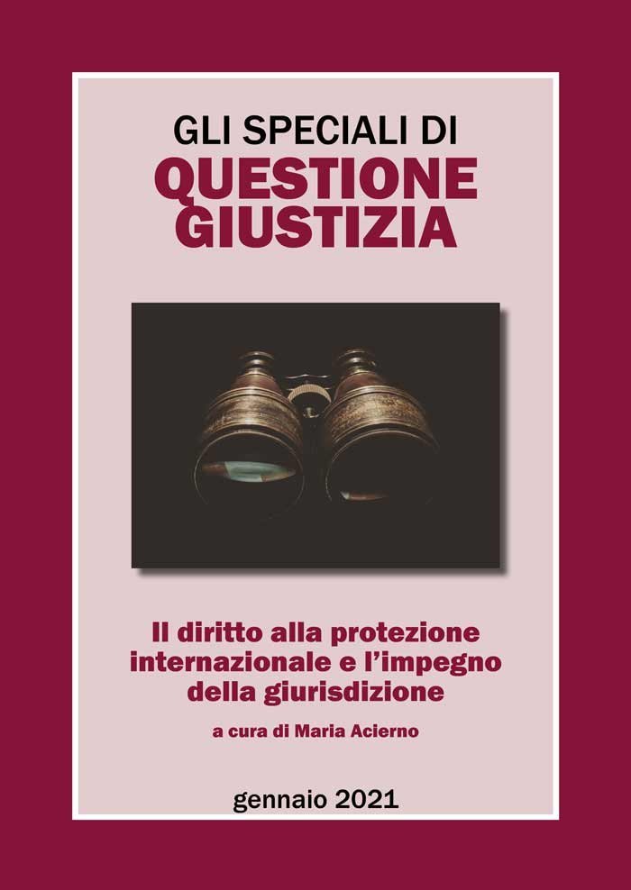 Il diritto alla protezione internazionale e l’impegno della giurisdizione